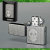 zippo(ジッポーライター)パンダ メタルプレート貼り ブラッシュクローム画像3