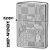 ZIPPO/人気の「WINDY」デザイン　#200FBベース  プレート貼り付け　ホワイトニッケル　オイルライター　2MP-WINDY画像　
