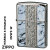 ZIPPO/MARBLE&ENGRAVE ニッケルメッキ  ホワイト　大理石調　唐草　アラベスク　2NWT-W画像
