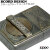 ZIPPO/ユーズドフィニッシュレコードデザイン　USED FINISH RECORD DESIGN クロームサテーナ　ユーズド仕上げ　メタルプレート貼り画像5