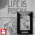 zippo(ジッポーライター)ファニースカル LIFE IS ROCK (人生はロックだ！) ユーズド加工 画像3