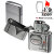 ZIPPO/ARTアートワーク　パッケージデザイン　メタル3 銀古美・色入れメタル貼り2