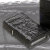 zippo(ジッポーライター)革巻きベイシックレザーサイドクロコ（牛型押し）ブラック画像3