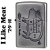 zippo(ジッポーライター)アイ ライク ミート ブタ ニッケル NI画像