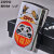 ZIPPO/福達磨(紅)  だるま 縁起柄 鶴亀 富士山 ブラッシュクローム プリント加工 ZIPPOロゴ入り DARUMA-RD画像1