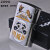 ZIPPO/福達磨(白)  だるま 縁起柄 鶴亀 富士山 ブラッシュクローム プリント加工 ZIPPOロゴ入り DARUMA-WH画像1