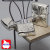 zippo アーマー両面ダイヤカットBLOOM ホワイトニッケル画像3