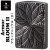 zippo(ジッポーライター)アーマー両面ダイヤカット BLOOM ブラックニッケル画像