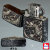 zippo(ジッポーライター)ライズメタル銀硫化　銀龍ドラゴン亀甲銀　黒漆画像3