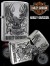 【ZIPPO】ハーレーダビットソンジッポー/ビッグメタルHDP7 シルバーいぶし 画像2