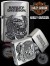 【ZIPPO】ハーレーダビットソンジッポー/ビッグメタルHDP8 シルバーいぶし 画像2