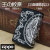 zippo(ジッポーライター)キングクレスト 王の紋章 マットブラック/シルバー 三面連続エッチング画像1