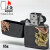 zippo(ジッポーライター) ラッキーチャーム スワロウ BK　 ブラックニッケル　メタル貼り　幸運　お守り画像3