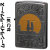 zippo（ジッポーライター）ム－ンライトラヴァーズ ブラックニッケル フルムーン 猫（ねこ）B画像