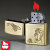 zippo(ジッポーライター) スタジオジブリ ジッポー 紅の豚　ポルコ 2 真鍮古美画像3