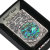 zippo(ジッポーライター)アーマー・シェルウォッチInlay（貝貼り）　SV　両面加工画像4