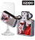 ZIPPO/ガール柄　Drinking Girl ドリンキング ガール ブラッシュクローム イラスト プリントメタル貼り　SO-KB画像2