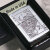 ZIPPO/ZP トランプ  クイーン ウインディ 銀イブシ エッチング TR-Q画像2