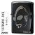 ZIPPO/ウルトラマンジャック(帰ってきたウルトラマン)　BKイオンS エッチング　イオンコートブラック画像