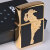 ZIPPO/人気の「WINDY」デザイン　ゴールド WINDY Gシリーズ　BK #200FB  金タンク　金メッキ ブラック　WINDY-GBK画像2