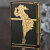 ZIPPO/人気の「WINDY」デザイン　ゴールド WINDY Gシリーズ　BK #200FB  金タンク　金メッキ ブラック　WINDY-GBK画像7