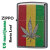 ZIPPO/マリファナ　Rasta Leaf  ラスタリーフ  2024年　USモデル ストリートクローム Z207-112482画像