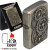 zippo(ジッポーライター)　アンティーク調ギアメタル GEAR METAL クロームバレル 画像3