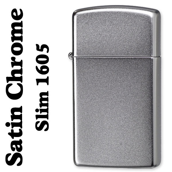 zippo(ジッポーライター)スリム 1605 SLIM SATIN CHROME画像