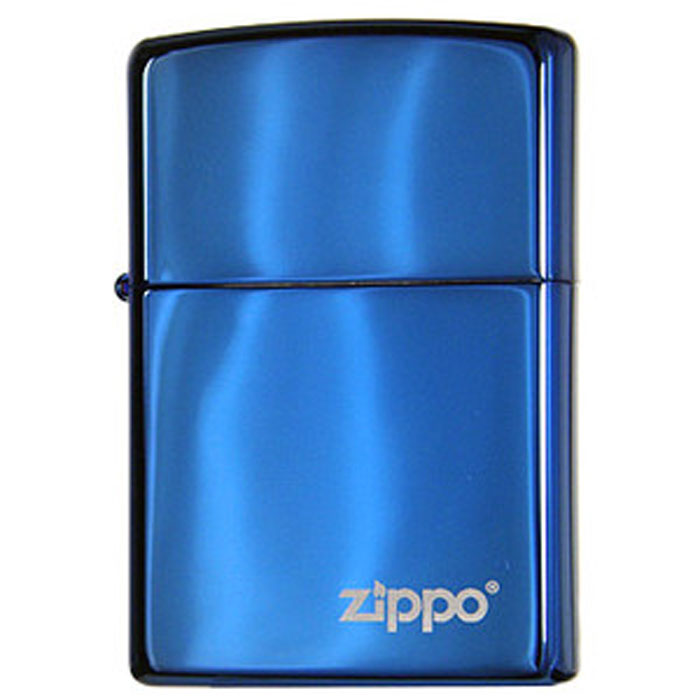 zippo ジッポ ライター ブルーサファイアジッポー ロゴ入り 20446ZL画像