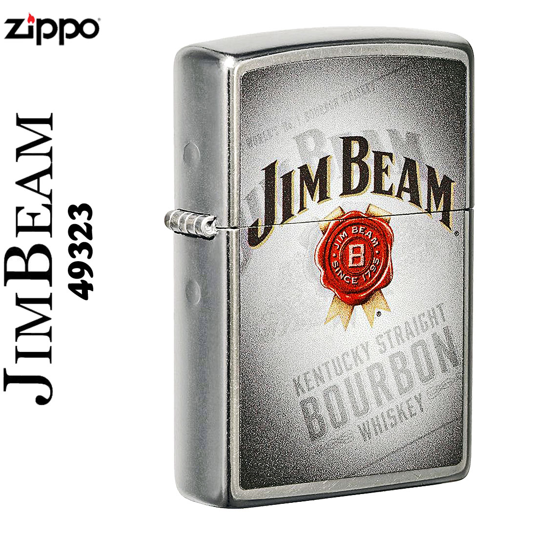 ZIPPO/Jim Beam ジムビーム 49323ストリートクローム画像