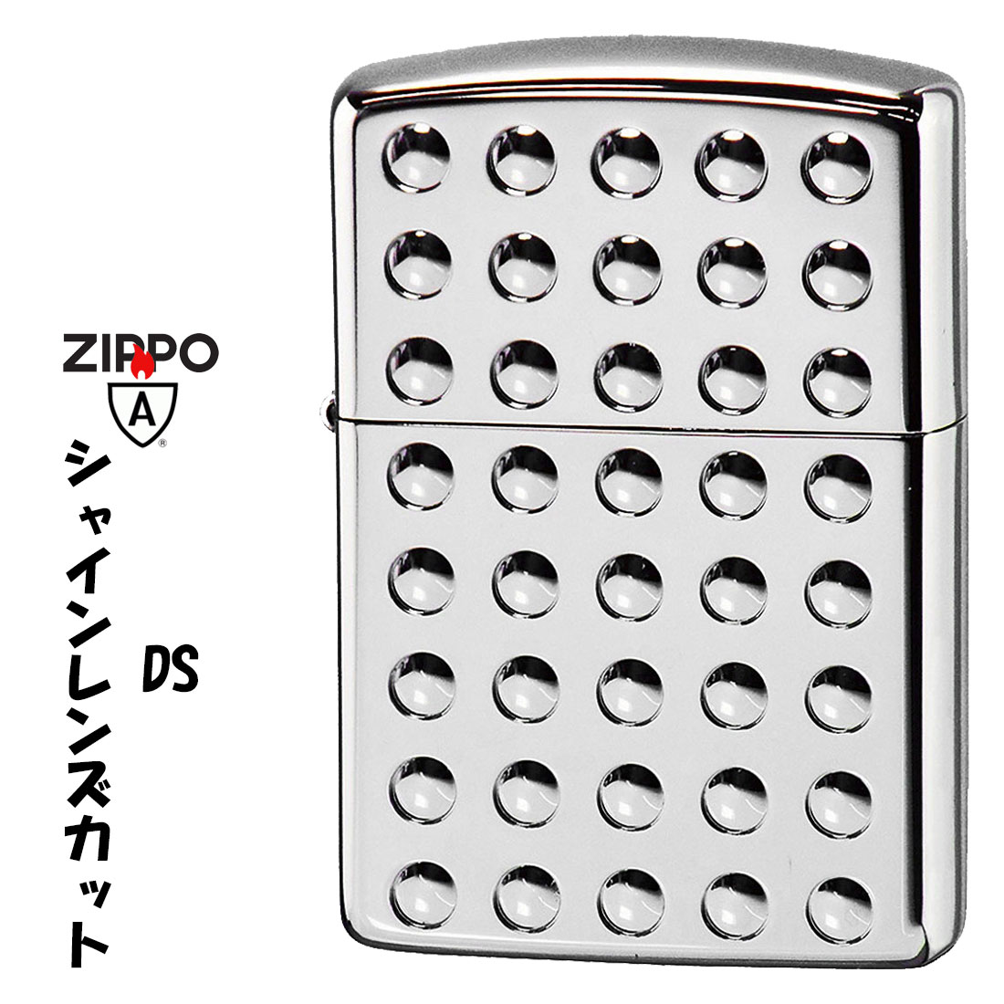 ZIPPO/アーマー　Armor　シャインレンズカットダイアノシルバー　SHINLENS-DS　画像