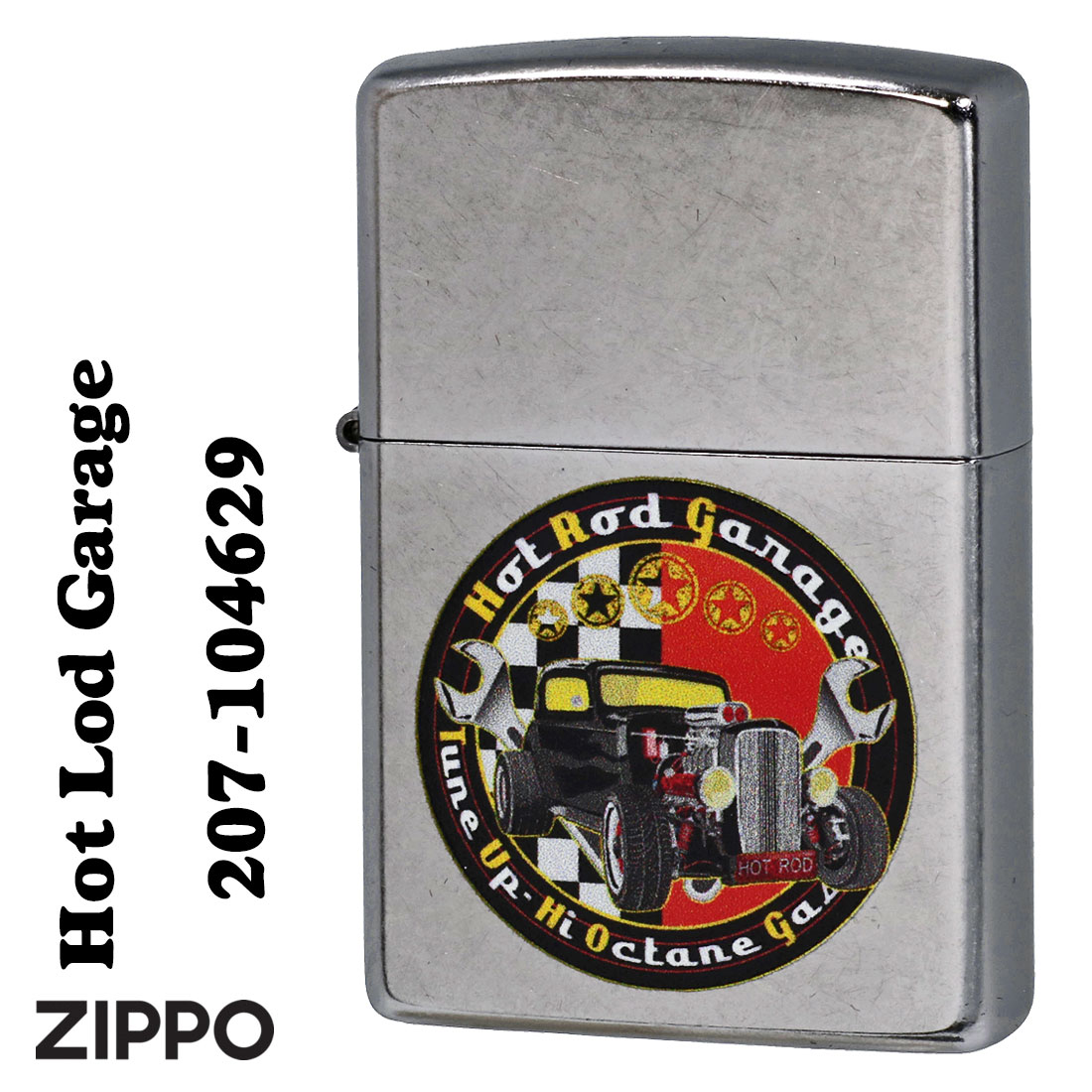 ZIPPO/Hot Rod Garage ホットロッド ガレージ 2023モデル ストリートクローム  Z207-104629画像