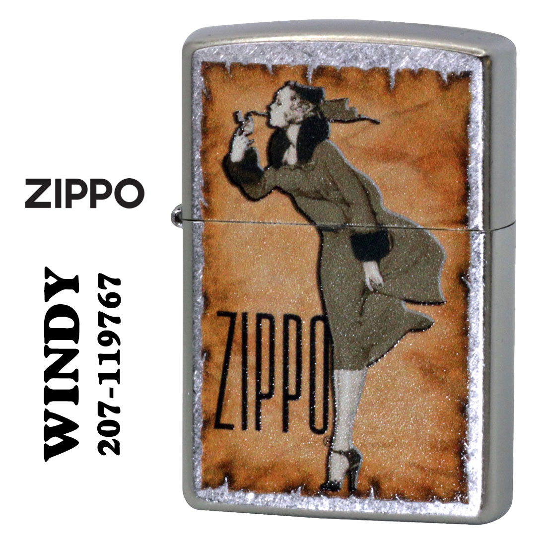 ZIPPO/ZIPPOキャラクター人気の「WINDY」デザイン Z207-119767画像