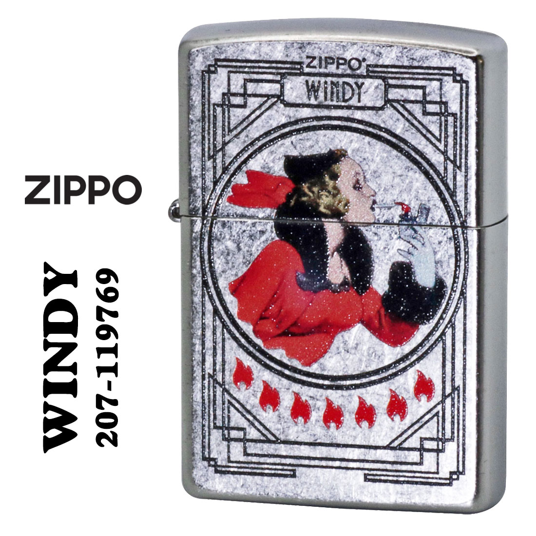 ZIPPO/ZIPPOキャラクター人気の「WINDY」デザイン Z207-119769画像