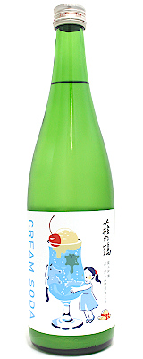 萩の鶴 クリームソーダ 純米吟醸 美山錦 おりがらみ微活性生 TypeA 720ml