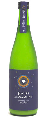 【※クール便込商品】鳩正宗 発泡純米 HANABI 生 720ml