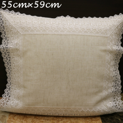 レース座布団カバー 55cm×59cm