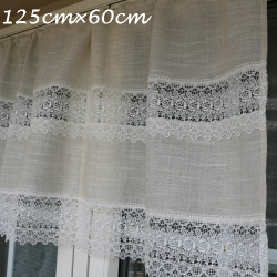 レースカフェカーテン 幅125cm 丈60cm