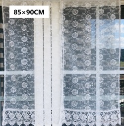 レース刺繍のれん 85cm×90cm インテリア雑貨の産直ショップ ZOE