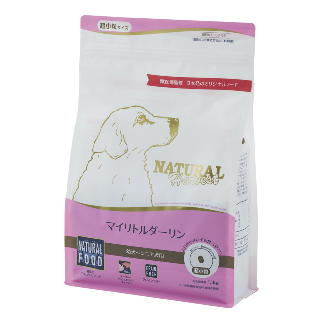 ナチュラルハーベスト マイリトルダーリン ■小粒 ■幼犬 ■成犬 ■シニア用 ■グレインフリー